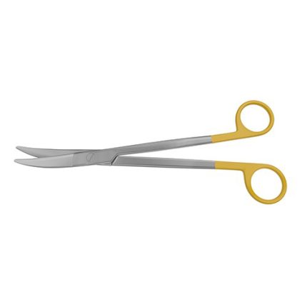 Zep-Type Parametrium Scissors, tungsten carbide, serrated